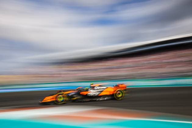 04 NORRIS Lando (gbr), McLaren F1 Team MCL38, action during the Formula 1 Crypto.com Miami Grand Prix 2024, 6th round of the 2024 Formula One World Championship, WM, Weltmeisterschaft from May 3 to 5, 2024 on the Miami International Autodrome, in Miami, United States of America - F1 - MIAMI GRAND PRIX 2024 DPPI Panoramic  240505_R06_MIAMI_DP_AV6_0136