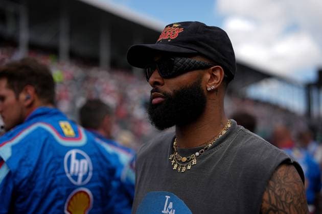 05.05.2024, Miami International Autodrome, Miami, Formula 1 Crypto.com Miami Grand Prix,im Bild Odell Cornelious Beckham Jr., häufig OBJ abgekürzt, ist ein US-amerikanischer American-Football-Spieler auf der Position des Wide Receivers für die Baltimore Ravens in der National Football League. Defodi-506_20240505_hbr_2677