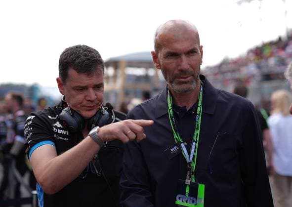 Formula 1 Crypto.com Miami Grand Prix 05.05.2024, Miami International Autodrome, Miami, Formula 1 Crypto.com Miami Grand Prix,im Bild Der ehemalige französische Fussballer Zinedine Zidane.