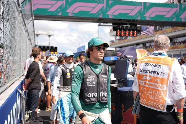 05.05.2024, Miami International Autodrome, Miami, Formula 1 Crypto.com Miami Grand Prix,im Bild Lance Stroll (CAN), Aston Martin Aramco Cognizant Formula One Team Defodi-506_20240505_hbr_3027