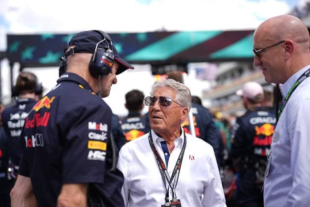 Formula 1 Crypto.com Miami Grand Prix 05.05.2024, Miami International Autodrome, Miami, Formula 1 Crypto.com Miami Grand Prix,im Bild Technischer Direktor Adrian Newey mit Mario Andretti