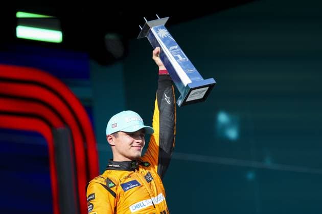 NORRIS Lando (gbr), McLaren F1 Team MCL38, portrait during the Formula 1 Crypto.com Miami Grand Prix 2024, 6th round of the 2024 Formula One World Championship, WM, Weltmeisterschaft from May 3 to 5, 2024 on the Miami International Autodrome, in Miami, United States of America - F1 - MIAMI GRAND PRIX 2024 DPPI Panoramic  240505_R06_MIAMI_DP_EA025584