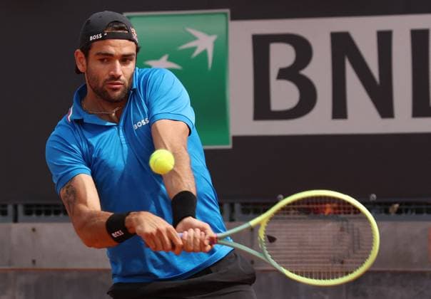 INTERNATIONAL TENNIS OF ITALY BNL 2024 Rome - Tennis, Rome, Internazionali d Italia BNL, Matteo Berrettini, 6 May 2024. Photo Felice Calabro Editorial Usage Only Rome Italy  Copyright: xIPA ABACAx