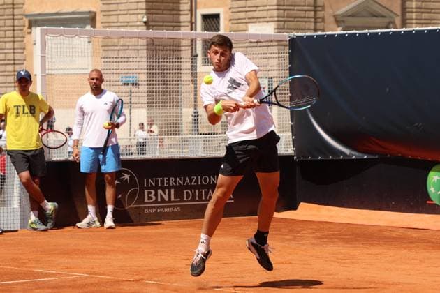 INTERNATIONAL TENNIS OF ITALY BNL 2024 Rome - Tennis, Rome, Internazionali d Italia BNL, Luca Nardi, 6 May 2024. Photo Felice Calabro Editorial Usage Only Rome Italy  Copyright: xIPA ABACAx