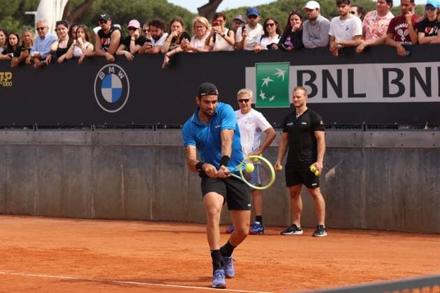 INTERNATIONAL TENNIS OF ITALY BNL 2024 Rome - Tennis, Rome, Internazionali d Italia BNL, Matteo Berrettini, 6 May 2024. Photo Felice Calabro Editorial Usage Only Rome Italy  Copyright: xIPA ABACAx