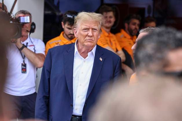 05.05.2024, xrarjax, Motorsport Formel 1, Großer Preis von Miami 2024 emspor, v.l. Ex-Präsident der USA Donald Trump (DFL DFB REGULATIONS PROHIBIT ANY USE OF PHOTOGRAPHS as IMAGE SEQUENCES and or QUASI-VIDEO) Miami