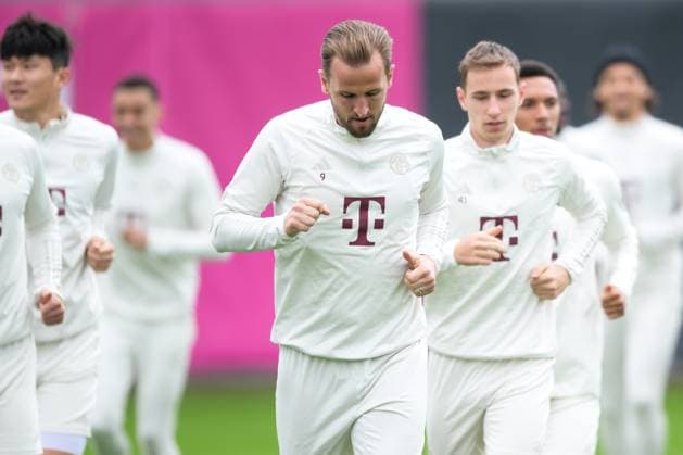 Fußball, Championsleague, 20240507, Abschlusstraining, Real Madrid - FC Bayern München. Im Bild Harry KANE (FC Bayern München, 9). München Trainingsgelände Säbener Str. 51 Bayern Deutschland Copyright: Passion2Press MarkusxFischerx