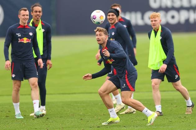 RB Leipzig Training 1. Bundesliga Leipzig, 07.05.2024, Trainingszentrum am Cottaweg, Saison 2023 2024, Fußball, Männer, 1. Bundesliga , RB Leipzig Training , Im Bild: Christopher Lenz ,