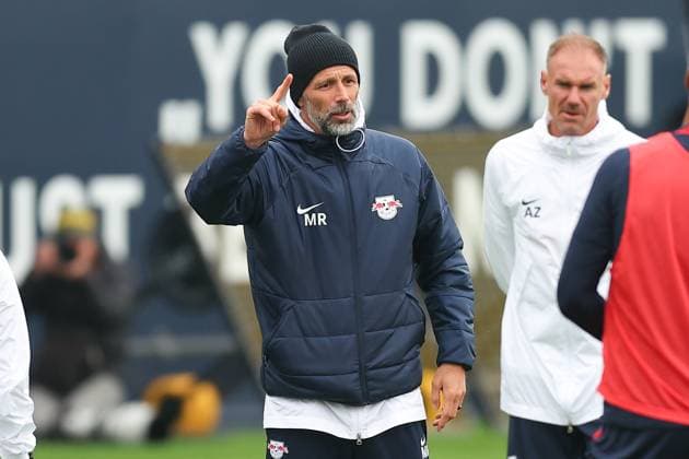 RB Leipzig Training 1. Bundesliga Leipzig, 07.05.2024, Trainingszentrum am Cottaweg, Saison 2023 2024, Fußball, Männer, 1. Bundesliga , RB Leipzig Training , Im Bild: Trainer Marco Rose ,