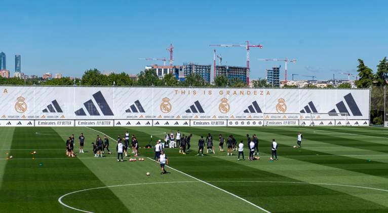 07.05.2024, Fussball UEFA Championsleague 2023 2024: 1 Tag vor dem Halbfinale, Real Madrid - FC Bayern München, Training Session Real Madrid am Trainingsgelände von Real.