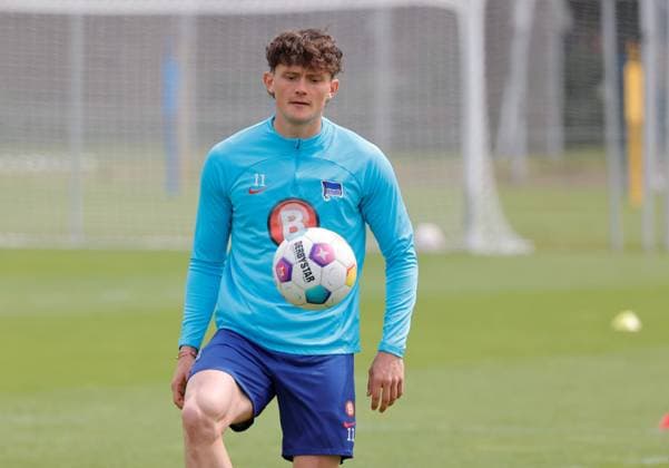 Deutschland, Berlin, Sportpark, GER, 2.FBL, Hertha BSC, Saison 2023 24, Training, Foto: Fabian Reese