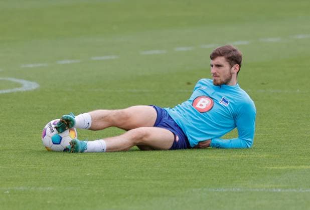 Deutschland, Berlin, Sportpark, GER, 2.FBL, Hertha BSC, Saison 2023 24, Training, Foto:Jonjoe Kenny