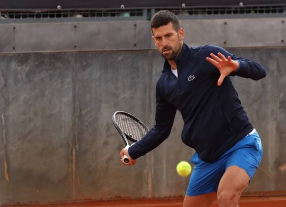 Rome - Tennis, Rome, Internazionali d Italia BNL, Novak Djokovic, 7 May 2024. Photo Felice Calabro Editorial Usage Only  Copyright: xFelicexCalabrÃ²x xIPAx 0473000483st