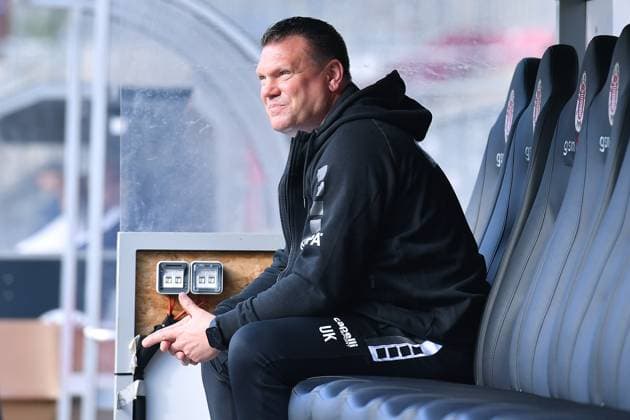 Fußball 2. Bundesliga 32. Spieltag VfL Osnabrück - FC Schalke 04 am 07.05.2024 im Millerntor-Stadion in Hamburg Uwe Koschinat ( Trainer Cheftrainer Osnabrück )