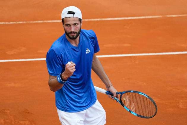 ATP, Tennis Herren Challenger Tour Francavilla Al Mare 2024 Titouan Droguet of France is playing in the Round of 32 of the ATP Challenger Tour in Francavilla al Mare, Italy, on May 7, 2024. He has won the match against Jules Marie of France with a result of 2-0 (6-1, 6-0). Francavilla al Mare Abruzzo Italy  Copyright: xMarcoxZacx originalFilename:zac-atpchall240507_npBEf.jpg