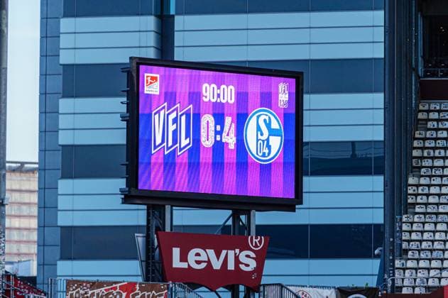 Endergebnis GER, VfL Osnabrueck vs. FC Schalke 04, Fussball, 2. Bundesliga, Spieltag 32, Saison 2023 2024, 07.05.2024 DFL REGULATIONS PROHIBIT ANY USE OF PHOTOGRAPHS AS IMAGE SEQUENCES AND OR QUASI-VIDEO GER, VfL Osnabrueck vs. FC Schalke 04, Fussball, 2. Bundesliga, Spieltag 32, Saison 2023 2024, 07.05.2024 Hamburg