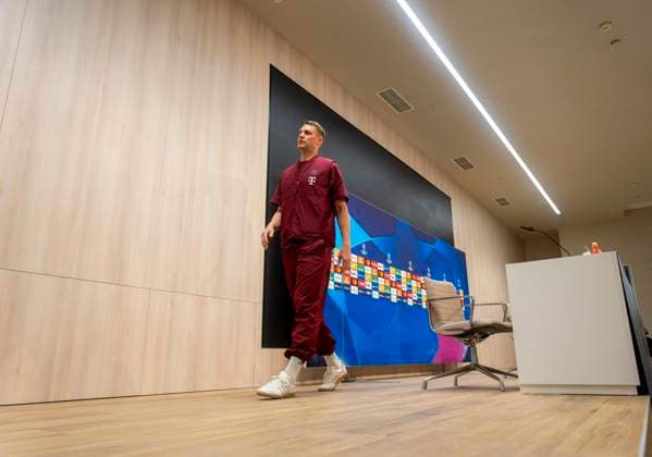 07.05.2024, Fussball UEFA Championsleague 2023 2024: 1 Tag vor dem Halbfinale, Real Madrid - FC Bayern München, Pressekonferenz des FC Bayern im Stadion Santiago Bernabeu Madrid. Torwart Manuel Neuer (FC Bayern München)