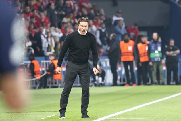 Psg - Dortmund PHOTOPQR LE PARISIEN Fred Dugit ; Paris ; 07 05 2024 ; Parc des princes (Paris XVIe), le 7 mai 2024 1 2 finale retour de ligue des champions Psg - Dortmund L entraîneur de Dortmund, Edin Terzic. Photo LP Fred Dugit - France, Paris May 7, 2024 PSG vs Dortmund: Champions League