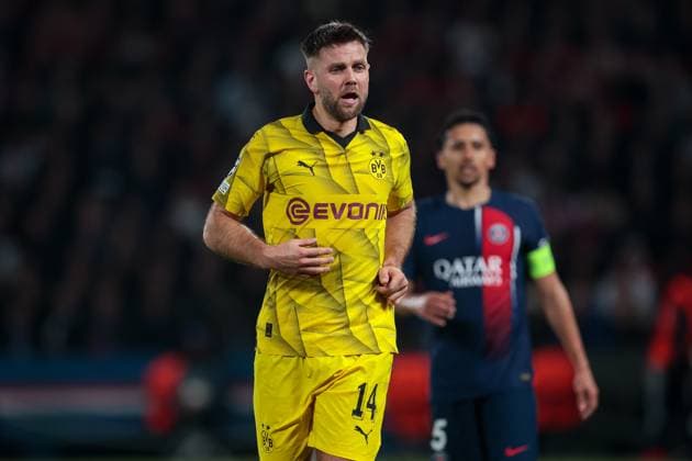 07.05.2024, Fussball, Saison 2023 2024, UEFA Champions League, Halbfinale, Paris Saint-Germain - Borussia Dortmund, Niclas Füllkrug (Borussia Dortmund), Paris Parc de Princes Paris Frankreich xRHR-FOTO DEx Copyright: DennisxEwert RHR-FOTOx RHR-FOTO DE