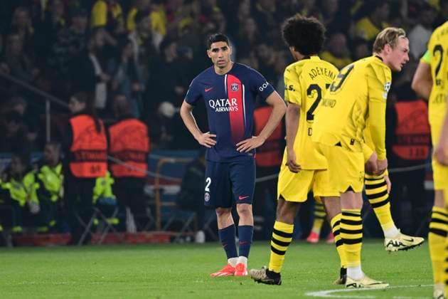 Achraf Hakimi 2 (Paris Saint-Germain), Paris Saint-Germain vs. Borussia Dortmund, Fussball, Champions League, Halbfinale, 07.05.2024 Paris Nordrhein-Westfalen Frankreich