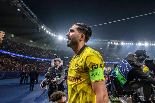 Emre Can 23 (Borussia Dortmund), Paris Saint-Germain vs. Borussia Dortmund, Fussball, Champions League, Halbfinale, 07.05.2024 Paris Nordrhein-Westfalen Frankreich