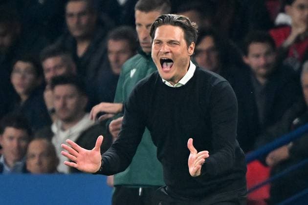 Paris, Parc des Princes, 07.05.24, GER, Herren, UEFA Champions League, Halbfinale, Saison 2023-2024, Paris Saint Germain - Borussia Dortmund Bild: Trainer Edin TERZIC (Dortmund) Only for editorial use! UEFA regulations prohibit any use of photographs as image sequences and or quasi-video. Frankreich