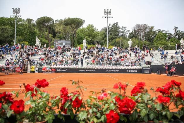 Nicola Pietrangeli stadium in Rome, Pietrangeli court during Internazionali BNL d Italia, International Tennis match in Rome, Italy, May 08 2024  Copyright: xRobertaxCorradin IPAxSportx xipax xx IPA_45860982 IPA_Agency_IPA45860982