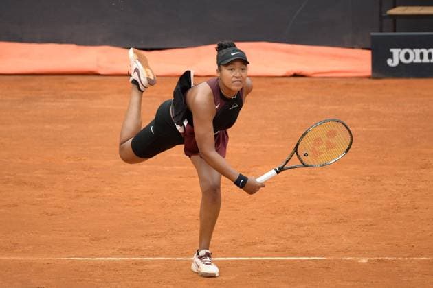 Sport Themen der Woche KW19 Sport Bilder des Tages International Tennis match - Internazionali BNL d Italia Naomi Osaka (JPN) during the first round against Clara Burel (FRA) of the ATP, Tennis Herren Master 1000 Internazionali BNL D Italia tournament at Foro Italico on May 8, 2024 Fabrizio Corradetti LiveMedia Rome Italy  Copyright: xIPAxSport ABACAx