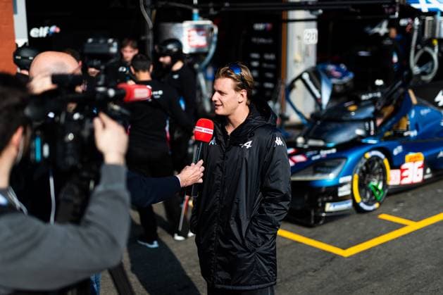 Sport Themen der Woche KW19 Sport Bilder des Tages SCHUMACHER Mick (ger), Alpine Endurance Team, Alpine A424, portrait during interview during the 2024 TotalEnergies 6 Hours of Spa-Francorchamps, 3rd round of the 2024 FIA World Endurance Championship, from May 8 to 11, 2024 on the Circuit de Spa-Francorchamps in Stavelot, Belgium - FIA WEC - 6 HOURS OF SPA-FRANCORCHAMPS 2024 DPPI Panoramic  _J1_2447