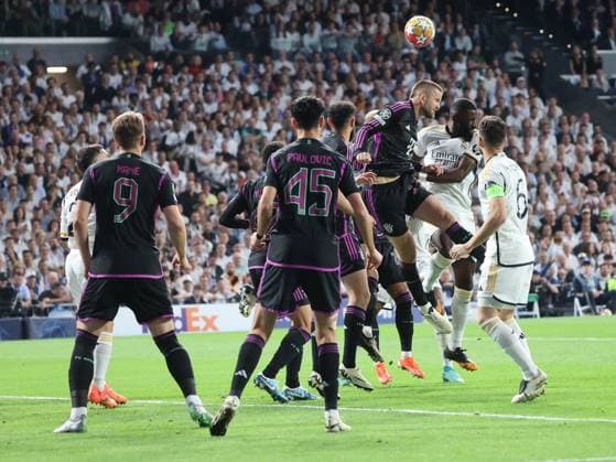 Eric Dier (Bayern Muenchen 15), Real Madrid vs. FC Bayern Muenchen, Championsleague, Halbfinale, Rueckspiel, Saison 2023 24, 8.5.2024, Real Madrid vs. FC Bayern Muenchen, Championsleague-Halbfinale, Rückspiel, Saison 2023-24, 8.5.2024, Copyright: xEibner-Pressefoto joergxNiebergax EP_JNL