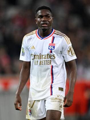 LILLE - Ernest Nuamah of Olympique Lyonnais during the French Ligue 1 match between Lille OSC and Olympique Lyonnais at Pierre-Mauroy Stadium on May 6, 2023 in Lille, France. ANP Hollandse Hoogte Gerrit van Keulen Ligue 1 Uber Eats 2023 2024 xVIxANPxSportx xGerritxvanxKeulenxIVx 497969556 originalFilename: 497969556.jpg