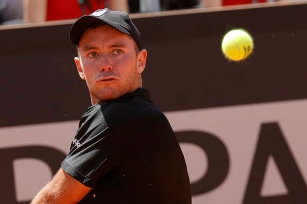Internazionali BNL D Italia 2024 - Day Four Dominik Koepfer of Germany is playing against Andrea Vavassori of Italy during the first round match on day four of the Internazionali BNL D Italia at Foro Italico in Rome, Italy, on May 9, 2024. Rome Italy  Copyright: xCiroxDexLucax originalFilename:deluca-internaz240509_np70U.jpg
