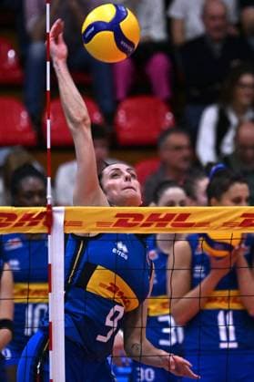 Actions game and players images between Italian Senior Women s national team, Nationalteam and Swedish Senior Women s National Team in the VOLLEYBALL - FRIENDLY MATCH - Test Match at PalaBancaSport di Piacenza - May 9, 2024 during Test Match - Italy Women vs Sweden, Volleyball Test Match in Piacenza, Italy, May 09 2024  Copyright: xDuilioxDellaxLibera IPAxSportx x xx IPA_45904694 IPA_Agency_IPA45904694