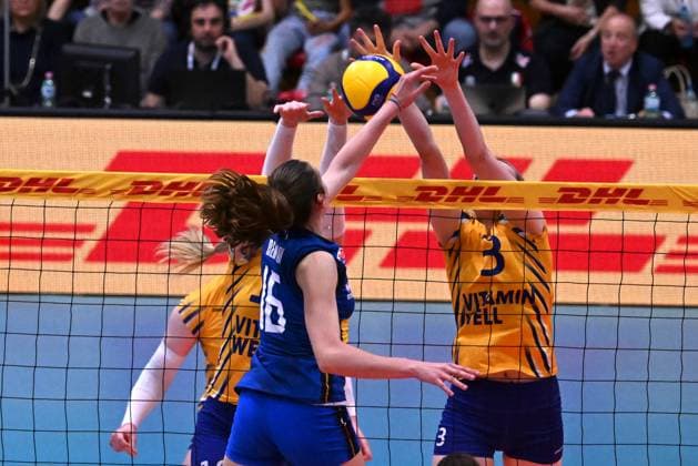 Actions game and players images between Italian Senior Women s national team, Nationalteam and Swedish Senior Women s National Team in the VOLLEYBALL - FRIENDLY MATCH - Test Match at PalaBancaSport di Piacenza - May 9, 2024 during Test Match - Italy Women vs Sweden, Volleyball Test Match in Piacenza, Italy, May 09 2024  Copyright: xDuilioxDellaxLibera IPAxSportx x xx IPA_45904767 IPA_Agency_IPA45904767