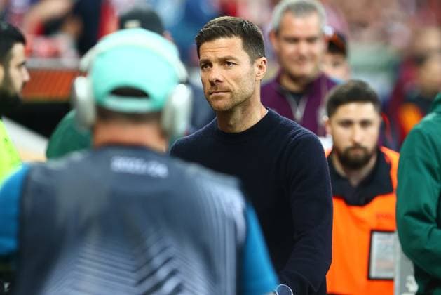 Bayer 04 Leverkusen vs. AS Roma, Fussball, Europa League, Halbfinale, Rueckspiel, 09.05.2024 Cheftrainer Xabi Alonso (Bayer 04 Leverkusen) Leverkusen NRW Deutschland