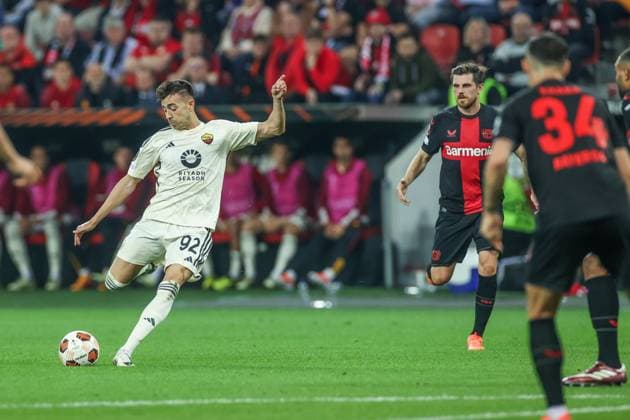 09.05.2024, Fussball, Saison 2023 2024, Europa League, Halbfinale, Bayer Leverkusen - AS Rom, Stephan El Shaarawy (AS Roma) Leverkusen BayArena NRW Deutschland xRHR-FOTO TRx Copyright: TimxRehbein RHR-FOTOx RHR-FOTO TR
