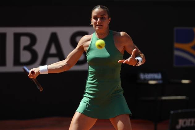 Foto IPP Cavaliere Emiliano. Roma 10 05 2024. Tennis Internazionali d Italia 2024. Nella foto: Maria Sakkari. Italy Photo Press - World Copyright italy ITALY  Copyright: xR4924_italyphotopressx
