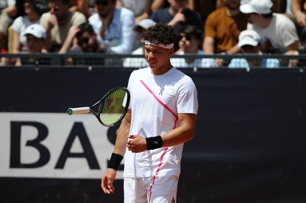 Foto IPP Cavaliere Emiliano. Roma 10 05 2024. Tennis Internazionali d Italia 2024. Nella foto: l americano Ben Shelton. Italy Photo Press - World Copyright italy ITALY  Copyright: xR4924_italyphotopressx