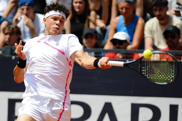 Foto IPP Cavaliere Emiliano. Roma 10 05 2024. Tennis Internazionali d Italia 2024. Nella foto: l americano Ben Shelton. Italy Photo Press - World Copyright italy ITALY  Copyright: xR4924_italyphotopressx