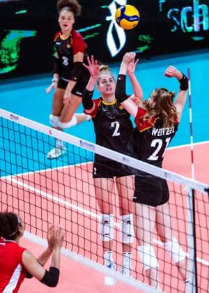 DVV Länderspiel Deutschland - Rumänien, 10.05.2024 DVV Länderspiel Deutschland - Rumänien; 10.05.2024 Copyright: xBEAUTIFULxSPORTS NicolxMarschallx