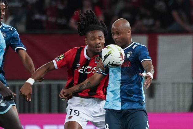 Hicham Boudaoui (OGC Nice) - Khephren Thuram (OGC Nice) FOOTBALL : OGC Nice vs Le Havre - Ligue 1 Uber Eats - Nice - 10 05 2024 NorbertScanella Panoramic 