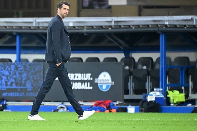 Paderborn, Home Deluxe Arena, 10.05.24, GER, Herren, 2.Bundesliga, Saison 2023-2024, SC Paderborn 07 - Hamburger SV Bild: Sportvorstand Jonas BOLDT (Hamburg) Only for editorial use! DFL regulations prohibit any use of photographs as image sequences and or quasi-video. NRW Deutschland