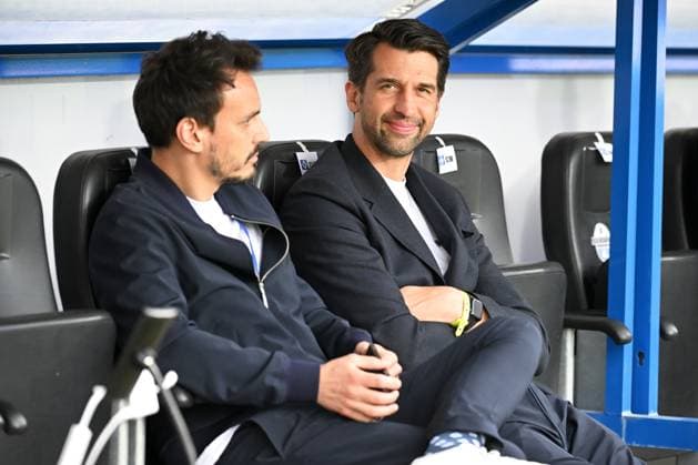 Paderborn, Home Deluxe Arena, 10.05.24, GER, Herren, 2.Bundesliga, Saison 2023-2024, SC Paderborn 07 - Hamburger SV Bild: Sportvorstand Jonas BOLDT (Hamburg) Only for editorial use! DFL regulations prohibit any use of photographs as image sequences and or quasi-video. NRW Deutschland