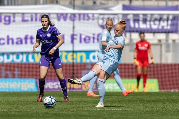 SGS Essen vs. 1. FC Köln; Essen, 11.05.2024 Laura Vogt (1. FC Köln, 8) Google Pixel Frauen-Bundesliga 21. Spieltag: SGS Essen vs. 1. FC Köln, Stadion an der Hafenstraße am 11.05.2024. DFB DFL REGULATIONS PROHIBIT ANY USE OF PHOTOGRAPHS AS IMAGE SEQUENCES AND OR QUASI-VIDEO. Copyright: xBEAUTUFULxSports Richterx