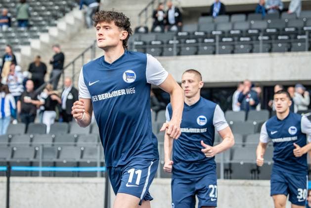 2. Fußball Bundesliga, Hertha BSC vs 1. FC Kaiserslautern; Berlin, 11.05.2024 Fabian Reese (Hertha BSC, 11) 2. Fußball Bundesliga, Hertha BSC vs 1. FC Kaiserslautern, Olympiastadion, Berlin, 11.05.2024 DFL REGULATIONS PROHIBIT ANY USE OF PHOTOGRAPHS AS IMAGE SEQUENCES AND OR QUASI-VIDEO.