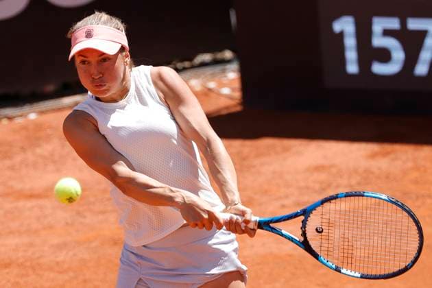 May 11, 2024, Rome, Lazio, Italy: Yulia Putintseva (KAZ) is playing during the round of 32 match against Ida Sviate (POL) on day six of the Internazionali BNL D Italia 2024 at Foro Italico on May 11, 2024 in Rome, Italy. Rome Italy - ZUMAl131 20240511_zsp_l131_021 Copyright: xCiroxDexLucax