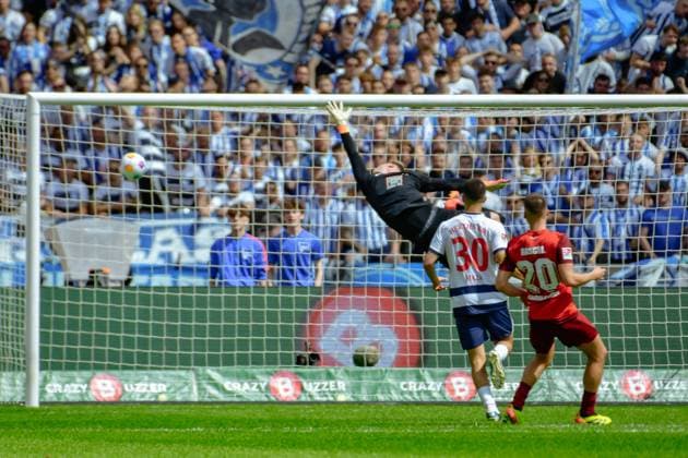 Sport Bilder des Tages 11.05.2024, xlakx, Fussball 2.Bundesliga, Hertha BSC Berlin - 1.FC Kaiserslautern emspor, v.l. Fabian Reese (Hertha BSC 11),Tor nach dem 3:1 (DFL DFB REGULATIONS PROHIBIT ANY USE OF PHOTOGRAPHS as IMAGE SEQUENCES and or QUASI-VIDEO) Daniel Lakomski Jan Huebner Berlin