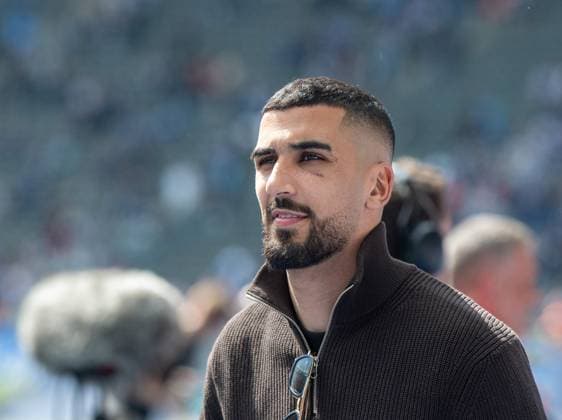 Fussball, Herren, Saison 2023 2024, 2. Bundesliga (33. Spieltag), Hertha BSC - 1. FC Kaiserslautern, Aymen Barkok (Hertha BSC), 11.05. 2024,