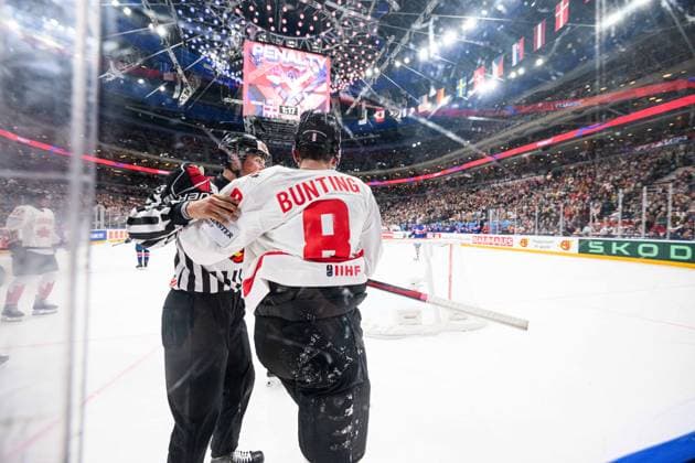 PRAGUE, CZECH REPUBLIC - 11 MAY, 2024: the Ice hockey, Eishockey game of IIHF 2024 World Championship, WM, Weltmeisterschaft Canada vs. Great Britain at O2 Arena  Copyright: xVITALIIxKLIUIEVx