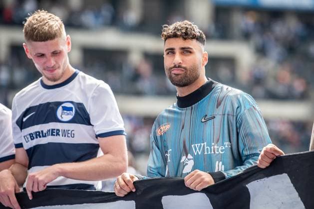 2. Fußball Bundesliga, Hertha BSC vs 1. FC Kaiserslautern; Berlin, 11.05.2024 Nader Jindaoui (Hertha BSC II, 17) 2. Fußball Bundesliga, Hertha BSC vs 1. FC Kaiserslautern, Olympiastadion, Berlin, 11.05.2024 DFL REGULATIONS PROHIBIT ANY USE OF PHOTOGRAPHS AS IMAGE SEQUENCES AND OR QUASI-VIDEO.